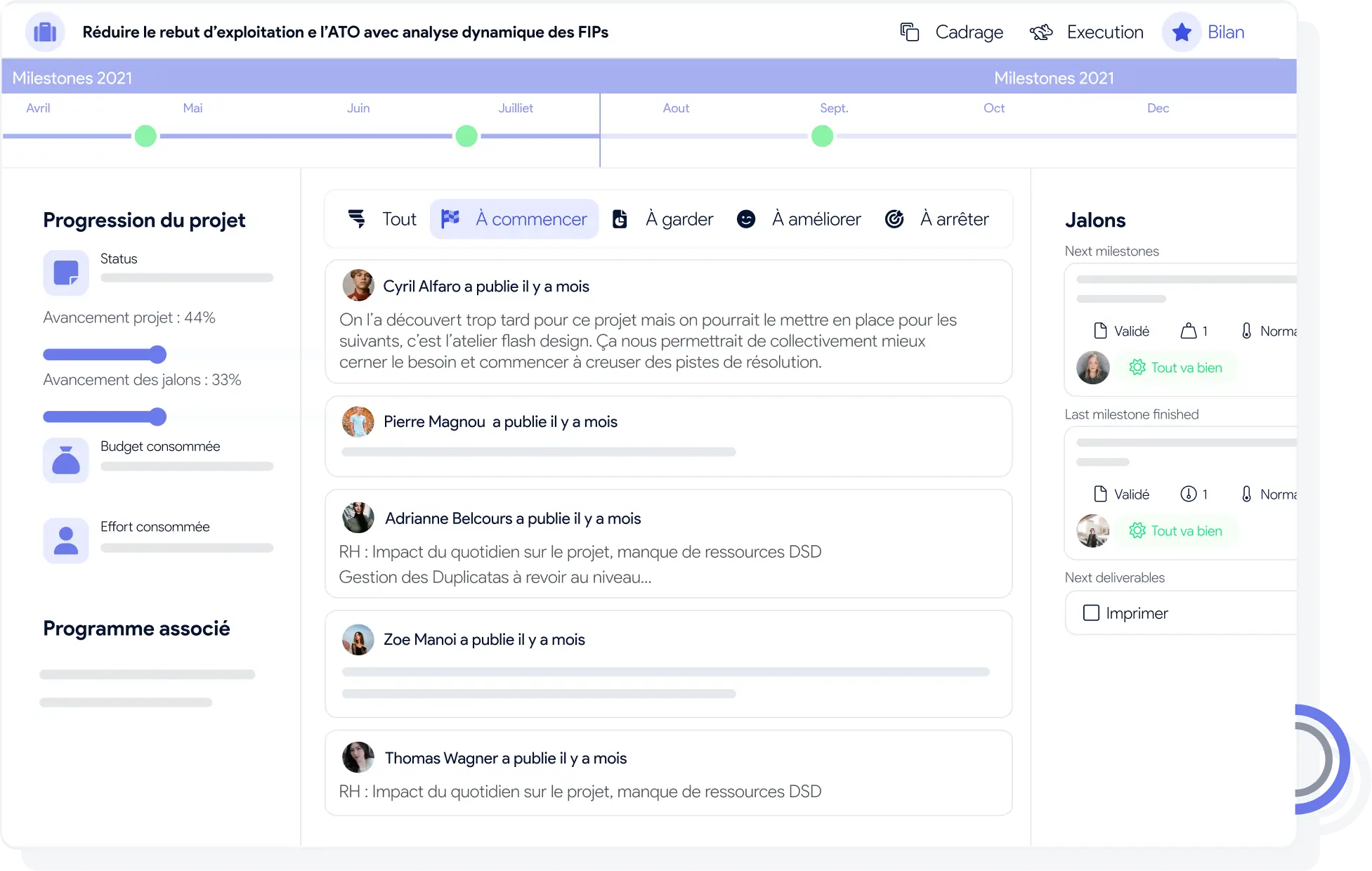 Project reviews