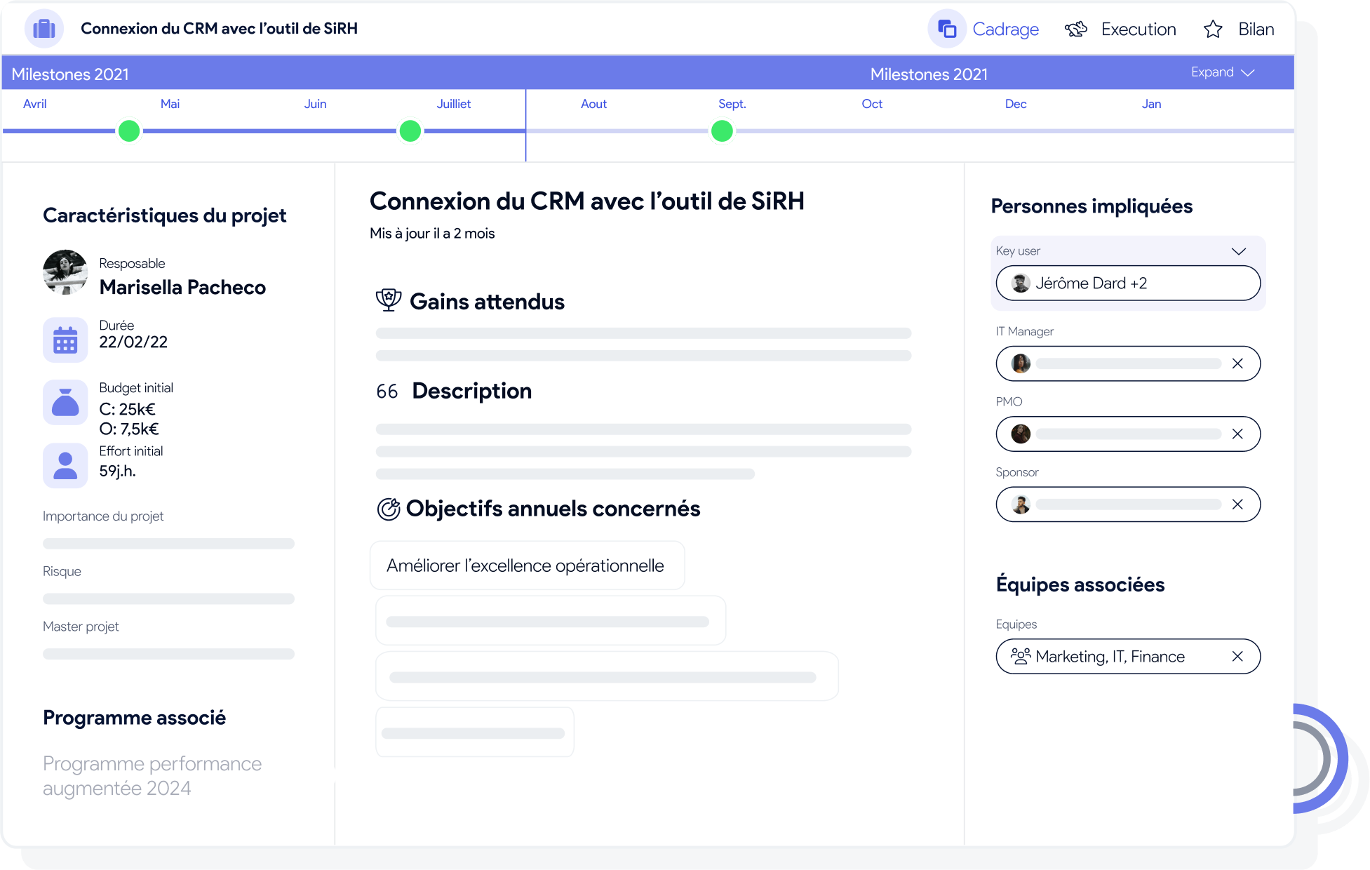 Project reporting